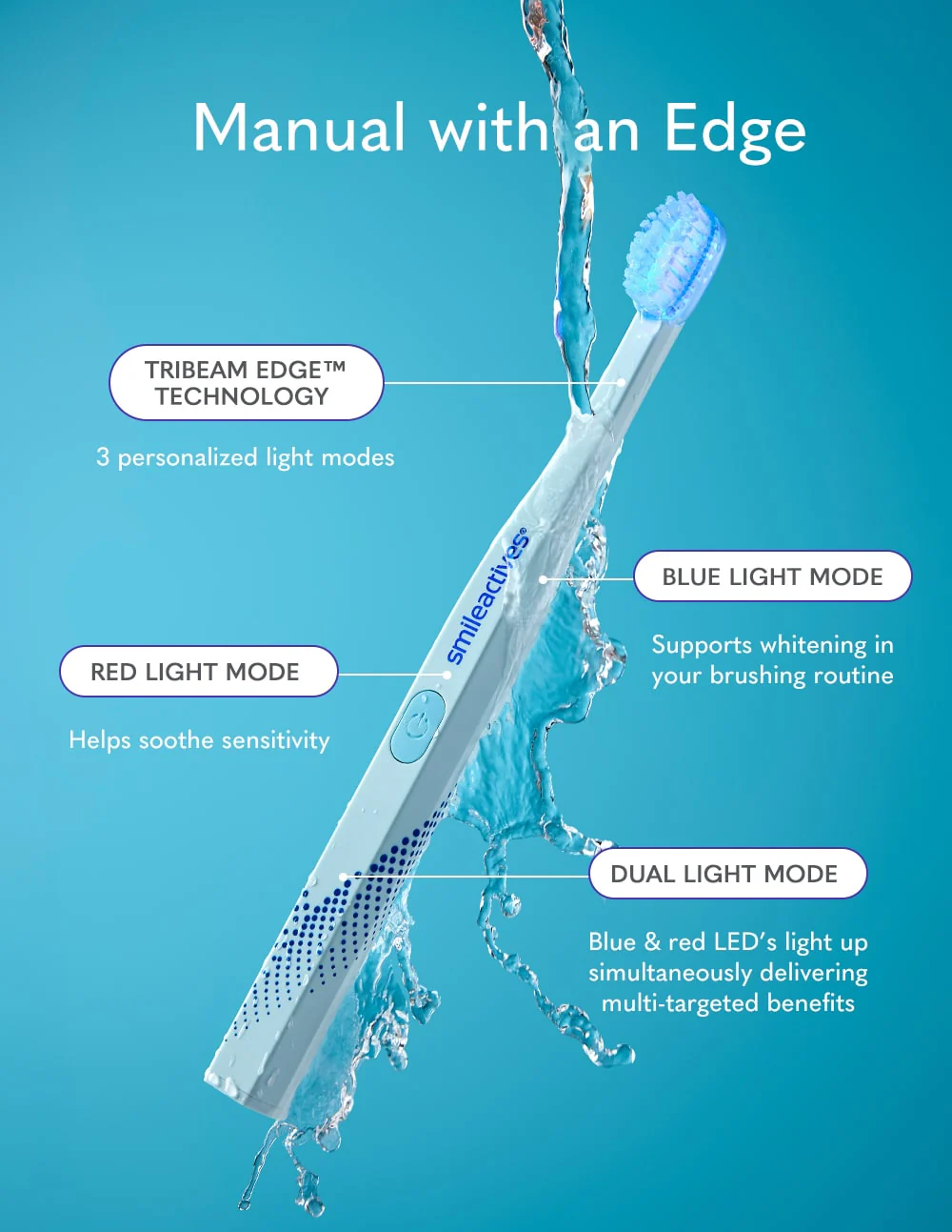 TriBeam Edge™ LED Manual Toothbrush - Image 2