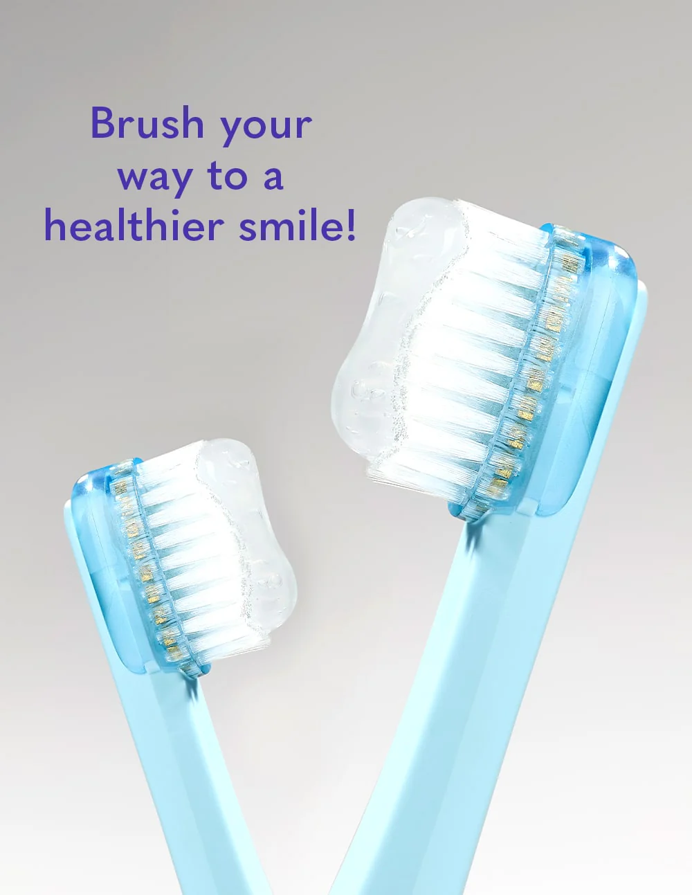 TriBeam Edge™ LED Manual Toothbrush Replacement Brush Heads (Set of 3) - Image 6